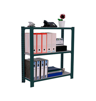 Simonrack Schwerlastregal OFFICCLICK 3 8425437103407 anthrazit, silber 90,0 x 40,0 x 100,0 cm