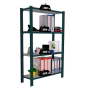 Simonrack Schwerlastregal OFFICCLICK 4 8425437103421 anthrazit 90,0 x 30,0 x 150,0 cm