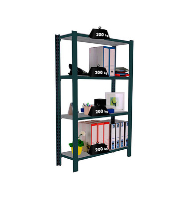 Simonrack Schwerlastregal OFFICCLICK 4 8425437103421 anthrazit 90,0 x 30,0 x 150,0 cm