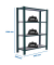 Simonrack Schwerlastregal OFFICCLICK 4 8425437103438 anthrazit, silber 90,0 x 30,0 x 150,0 cm