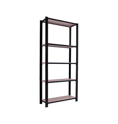 Simonrack Schwerlastregal OFFICCLICK 5 8425437103490 anthrazit, silber 90,0 x 30,0 x 210,0 cm