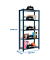 Simonrack Schwerlastregal OFFICCLICK 5 8425437103490 anthrazit, silber 90,0 x 30,0 x 210,0 cm