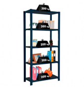 Simonrack Schwerlastregal OFFICCLICK 5 8425437103513 anthrazit 90,0 x 40,0 x 210,0 cm