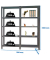 Simonrack Schwerlastregal OFFICCLICK 5 8425437108914 anthrazit 180,0 x 40,0 x 210,0 cm