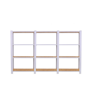 Simonrack Schwerlastregal OFFICLICK 4 8425437127311 weiß, braun 240,0 x 30,0 x 150,0 cm Simonrack Schwerlastregal OFFICLICK 4 8425437127311 weiß, braun 240,0 x 30,0 x 150,0 cm