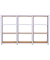 Simonrack Schwerlastregal OFFICLICK 4 8425437127403 weiß, braun 240,0 x 30,0 x 150,0 cm