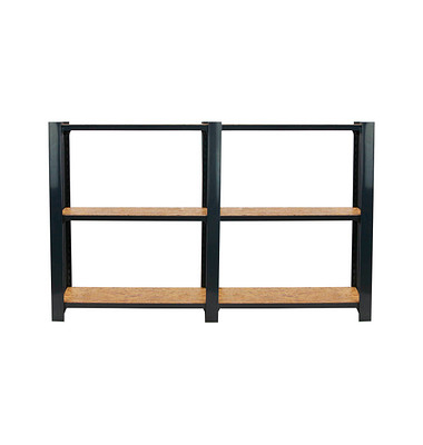 Simonrack Schwerlastregal OFFICLICK 3 8425437127663 anthrazit, braun 160,0 x 30,0 x 100,0 cm Simonrack Schwerlastregal OFFICLICK 3 8425437127663 anthrazit, braun 160,0 x 30,0 x 100,0 cm