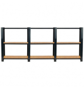 Simonrack Schwerlastregal OFFICLICK 3 8425437127670 anthrazit, braun 240,0 x 30,0 x 100,0 cm