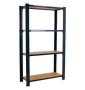 Simonrack Schwerlastregal OFFICLICK 4 8425437127687 anthrazit, braun 80,0 x 30,0 x 150,0 cm