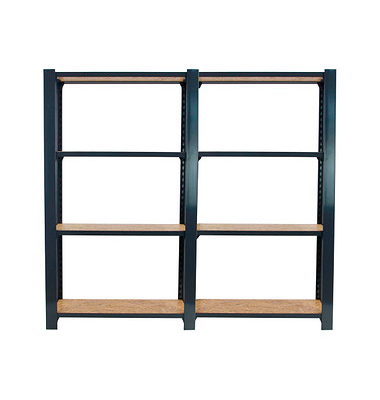 Simonrack Schwerlastregal OFFICLICK 4 8425437127694 anthrazit, braun 160,0 x 30,0 x 150,0 cm Simonrack Schwerlastregal OFFICLICK 4 8425437127694 anthrazit, braun 160,0 x 30,0 x 150,0 cm