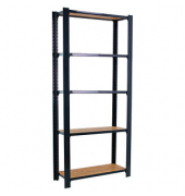 Simonrack Schwerlastregal OFFICLICK 5 8425437127717 anthrazit, braun 80,0 x 30,0 x 210,0 cm