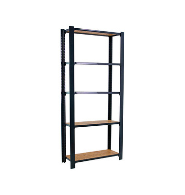 Simonrack Schwerlastregal OFFICLICK 5 8425437127717 anthrazit, braun 80,0 x 30,0 x 210,0 cm Simonrack Schwerlastregal OFFICLICK 5 8425437127717 anthrazit, braun 80,0 x 30,0 x 210,0 cm