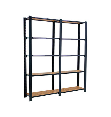 Simonrack Schwerlastregal OFFICLICK 5 8425437127724 anthrazit, braun 160,0 x 30,0 x 210,0 cm Simonrack Schwerlastregal OFFICLICK 5 8425437127724 anthrazit, braun 160,0 x 30,0 x 210,0 cm