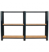 Simonrack Schwerlastregal OFFICLICK 3 8425437127755 anthrazit, braun 160,0 x 30,0 x 100,0 cm