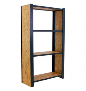 Simonrack Schwerlastregal OFFICLICK 4 8425437127779 anthrazit, braun 80,0 x 30,0 x 150,0 cm