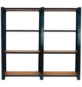 Simonrack Schwerlastregal OFFICLICK 4 8425437127786 anthrazit, braun 160,0 x 30,0 x 150,0 cm