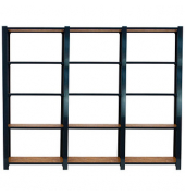 Simonrack Schwerlastregal OFFICLICK 5 8425437127823 anthrazit, braun 240,0 x 30,0 x 210,0 cm