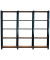 Simonrack Schwerlastregal OFFICLICK 5 8425437127823 anthrazit, braun 240,0 x 30,0 x 210,0 cm