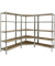 Simonrack Schwerlastregal MADERCLICK CORNER 5 8425437135385 silber 90,0 x 30,0 x 180,0 cm
