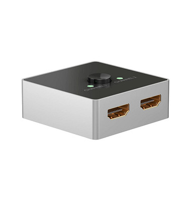 goobay Manuelle HDMI™-Umschaltbox 2 auf 1 (4K @ 60 Hz) HDMI-Switch