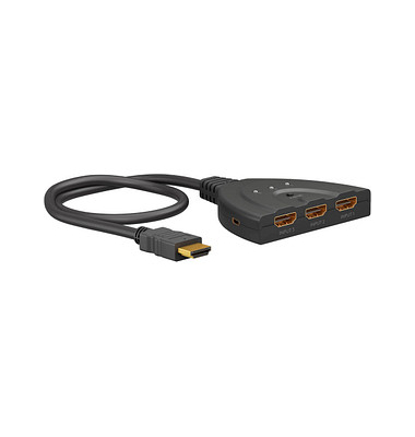 goobay HDMI™-Umschaltbox 3 auf 1 (4K @ 60 Hz) HDMI-Switch