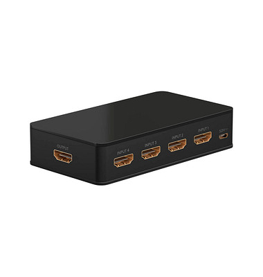 goobay HDMI™-Umschaltbox 4 auf 1 (4K @ 60 Hz) HDMI-Switch