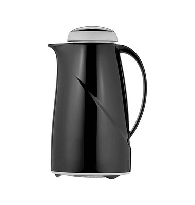 helios Isolierkanne Wave schwarz 1,0 l