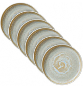 6 HEART & SOUL Teller Perfect Match Breeze blau 24,0 cm