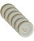 6 HEART & SOUL Teller Perfect Match Breeze blau 24,0 cm