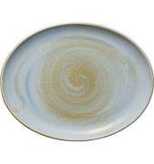 6 HEART & SOUL Servierplatten Perfect Match Breeze blau 36,0 x 28,0 cm