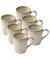 6 HEART & SOUL Kaffeebecher Perfect Match Breeze blau 0,25 l
