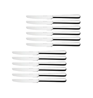 12 HEPP Messer Carlton silber