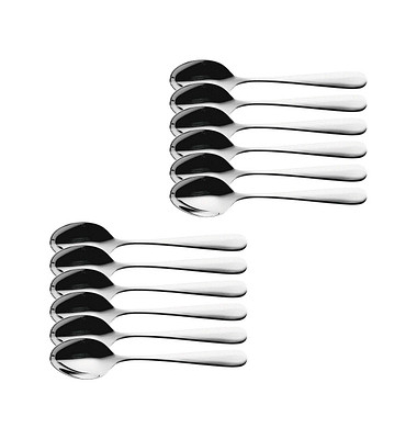 12 HEPP Löffel Carlton silber