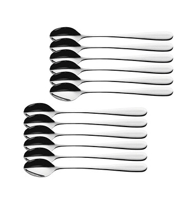 12 HEPP Langstiellöffel Carlton silber