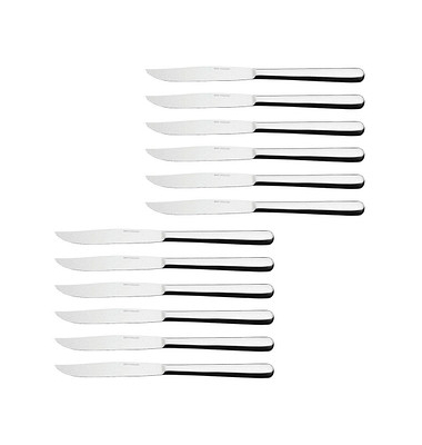 12 HEPP Messer Carlton silber