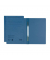 Schnellhefter Rapid 3005-00-35, A5, blau, Karton, 250g, Vorderdeckel blau / opak