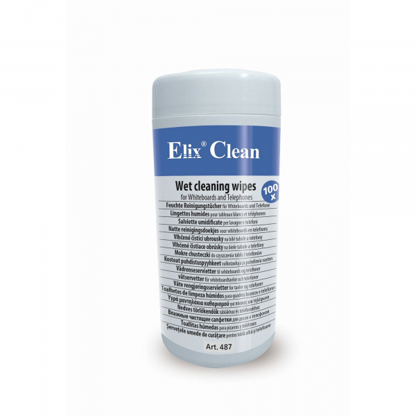 4260478948709 -  Elix Reinigunstuch ElixClean 487100 Telefon Spenderdose 4260478948709 ECS Cleaning Solutions GmbH 100 Stück