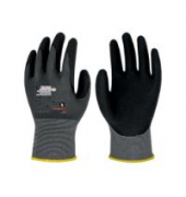 Arbeitshandschuhe FlexMech Plus 663+, Nitrilschaum, grau/schwarz, Größe 10 / XL