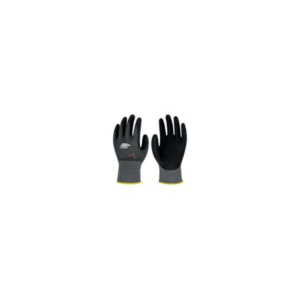 10 Stück KCL Arbeitshandschuhe FlexMech Plus 663+, Nitrilschaum, grau/schwarz, Größe 7 / S 4008198866374 KCL