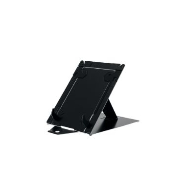 Tablet- und Laptopständer R-Go Riser Duo, verstellbar, Aluminium, schwarz