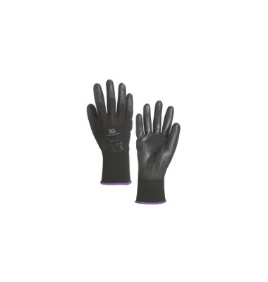 Arbeitshandschuhe KleenGuard G40, Polyurethan, schwarz, Größe 8 / M