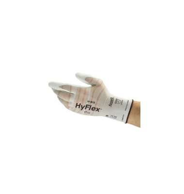 Arbeitshandschuhe HyFlex, Nitril-Mikroschaum, weiß, Größe 11 / XXL