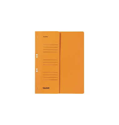 Ösenhefter 80003874, A4 orange halber Vorderdeckel, Recycling-Manilakarton 250g