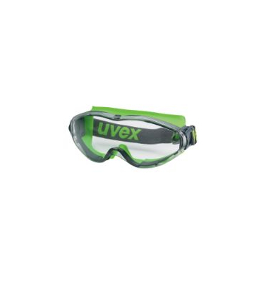 Uvex 9302275 Ultrasonic Vollsichtbrille grüngrau