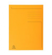 Jurismappe ECP448009E, A4 orange Karton 280g, mit 3 Einschlagklappen