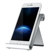 Faltbarer Telefon- und Tablet-Halter Alba MHPHONE, Aluminium