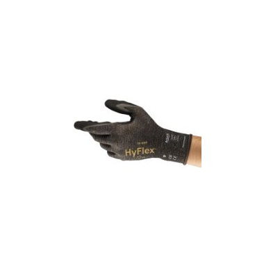 Arbeitshandschuhe HyFlex, Nitrilschaum, grau, Größe 10 / XL
