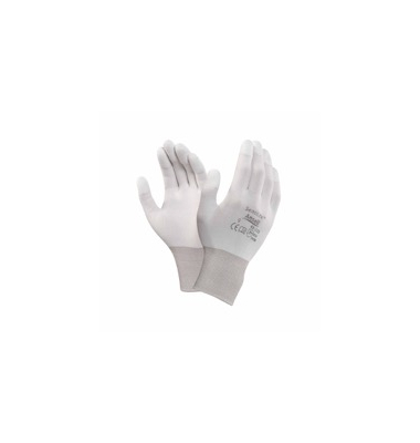 Arbeitshandschuhe HyFlex, Polyurethan, weiß, Größe 9 / L