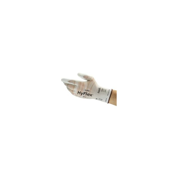 12 Stück Ansell Arbeitshandschuhe HyFlex, Nitril-Mikroschaum, weiß, Größe 7 / S 4053569890366 Ansell