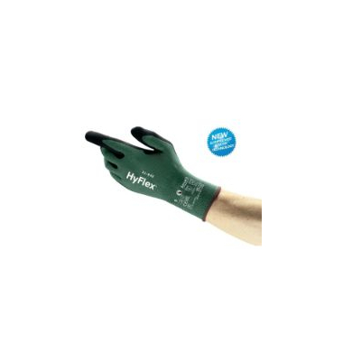 Arbeitshandschuhe HyFlex, Nitrilschaum, Fortix, blau, Größe 8 / M
